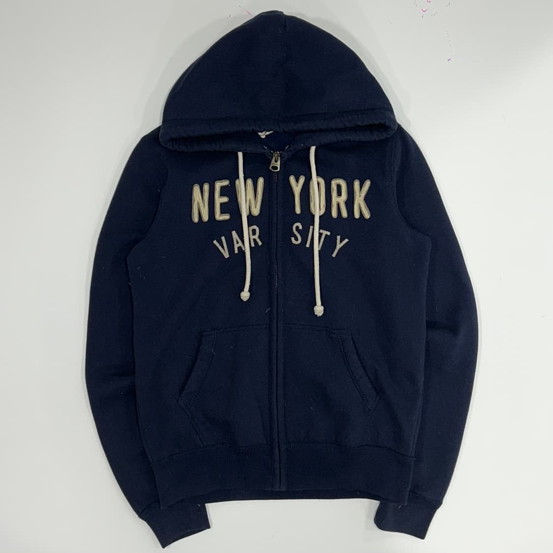 Who.A.U 후아유 뉴욕 네이비 후드집업 상품이미지3