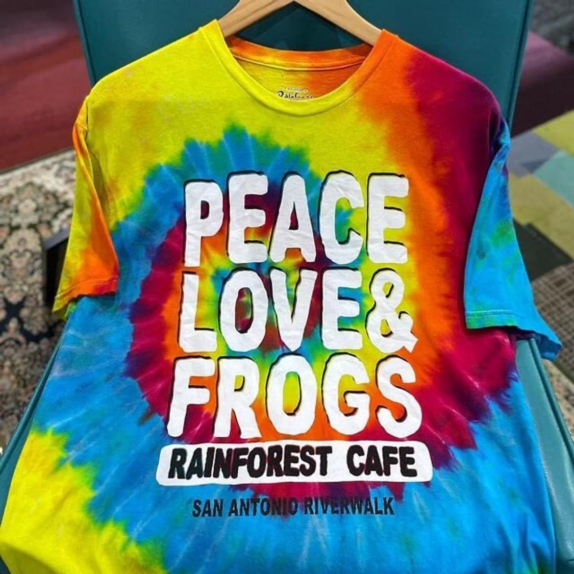 레인포레스트 카페 타이다이 티셔츠 (L)  상품이미지2