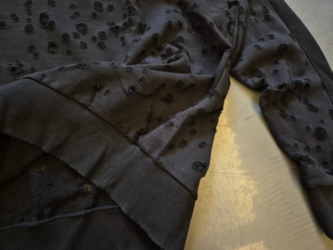 디젤 디스트레스드 스웻 셔츠 상품이미지4