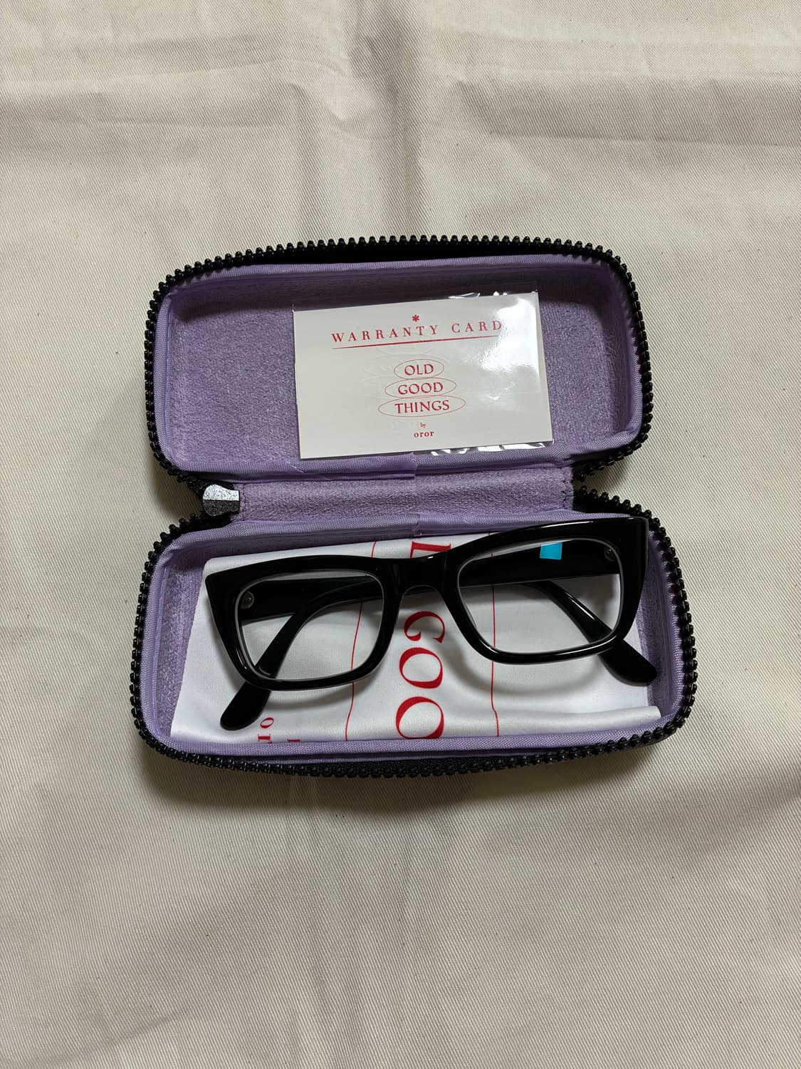 60s-70s 오스트리아 빈티지 뿔테 안경 올드굿띵즈 오르오르 아이웨어 상품이미지1