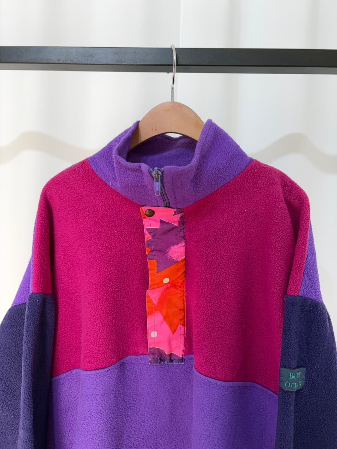 BLUE OCEAN fleece half zip up 상품이미지2