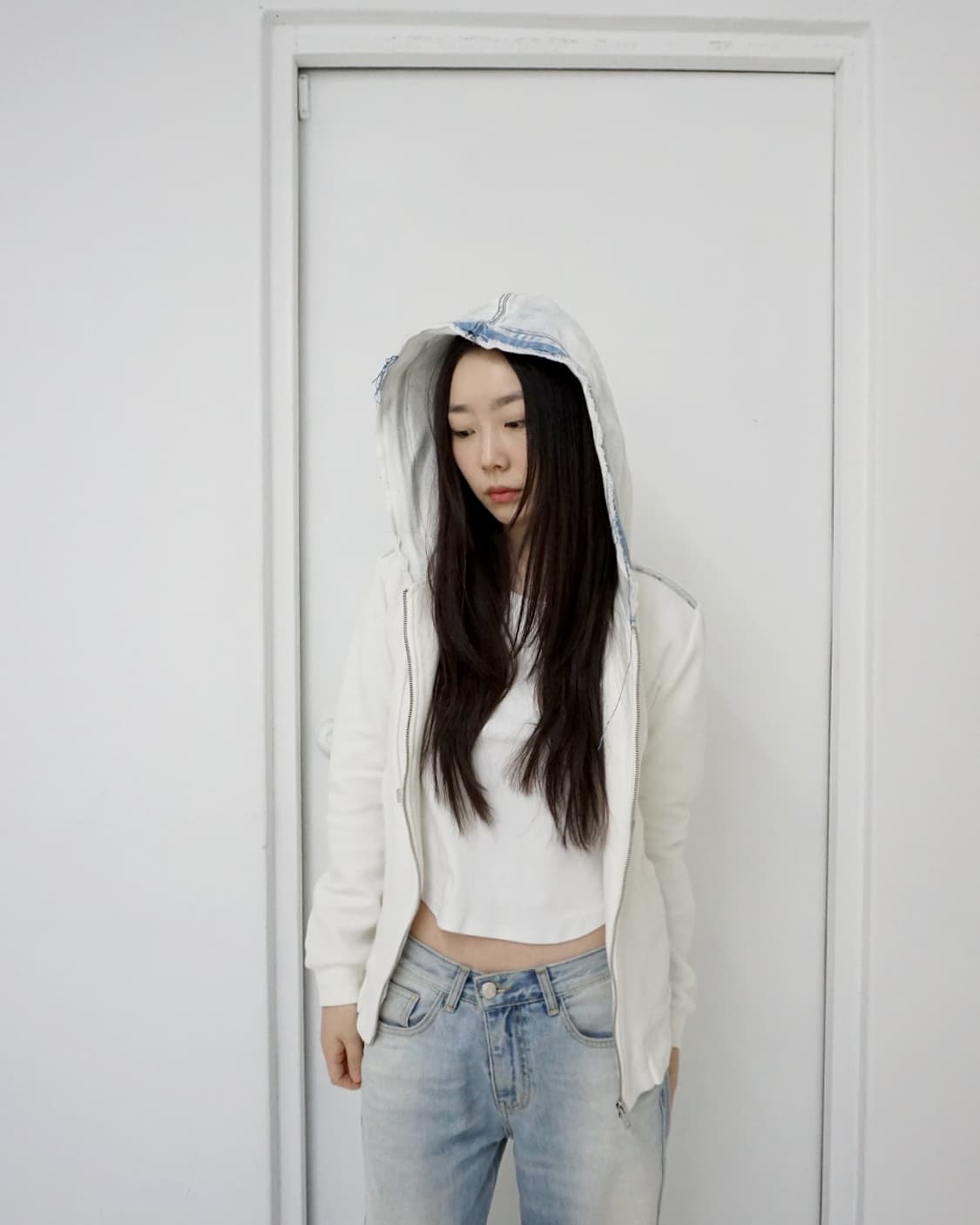 (재입고) Diesel 데님 후드집업 상품이미지6