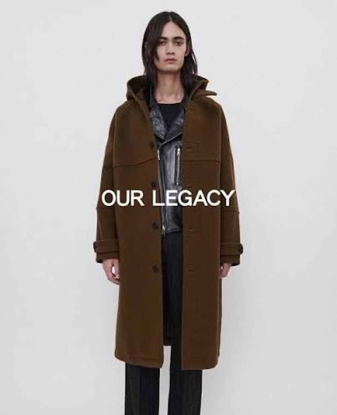 [교환o 50/52] 아워레가시 코트 브라운 올리브 꼼데 옴므 준야 교환 상품이미지1