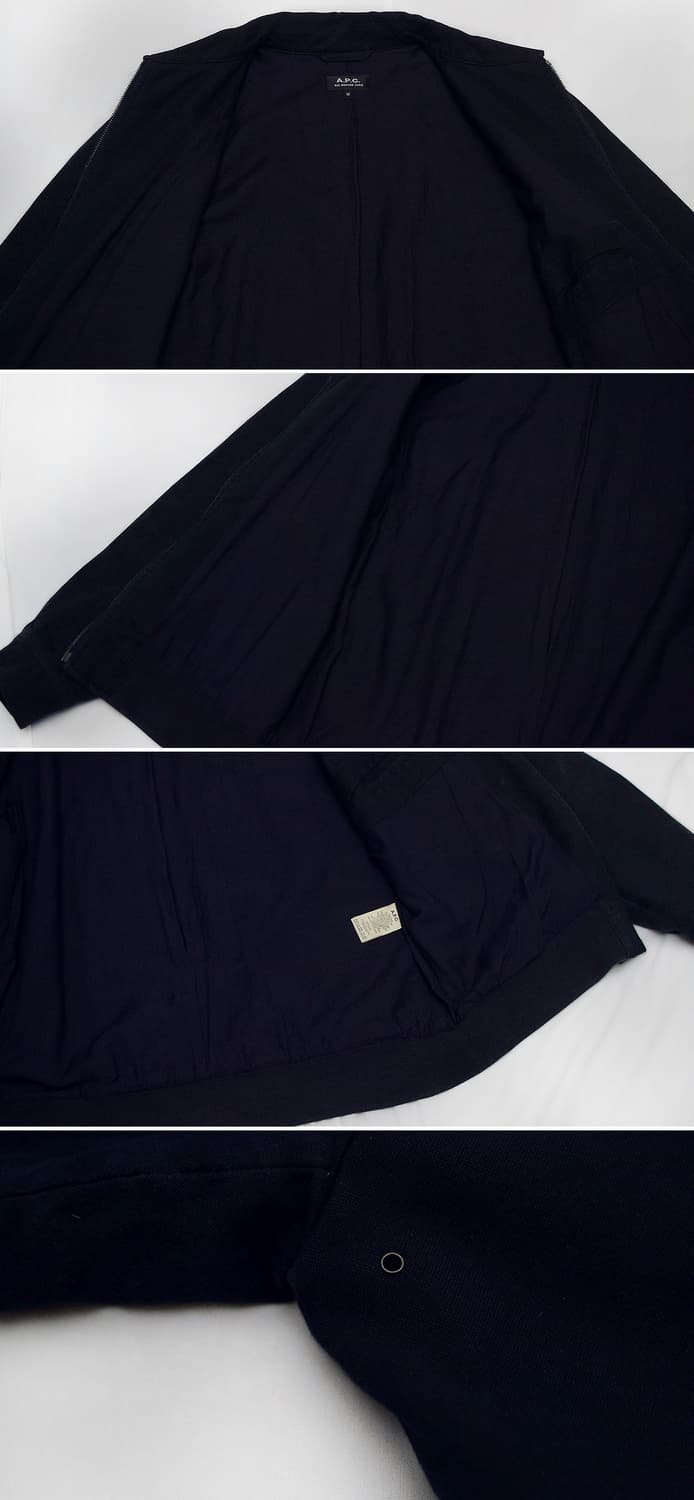 아페쎄 (A.P.C) 길버트 울코튼 집업 블루종 자켓 (M / 100) 상품이미지7