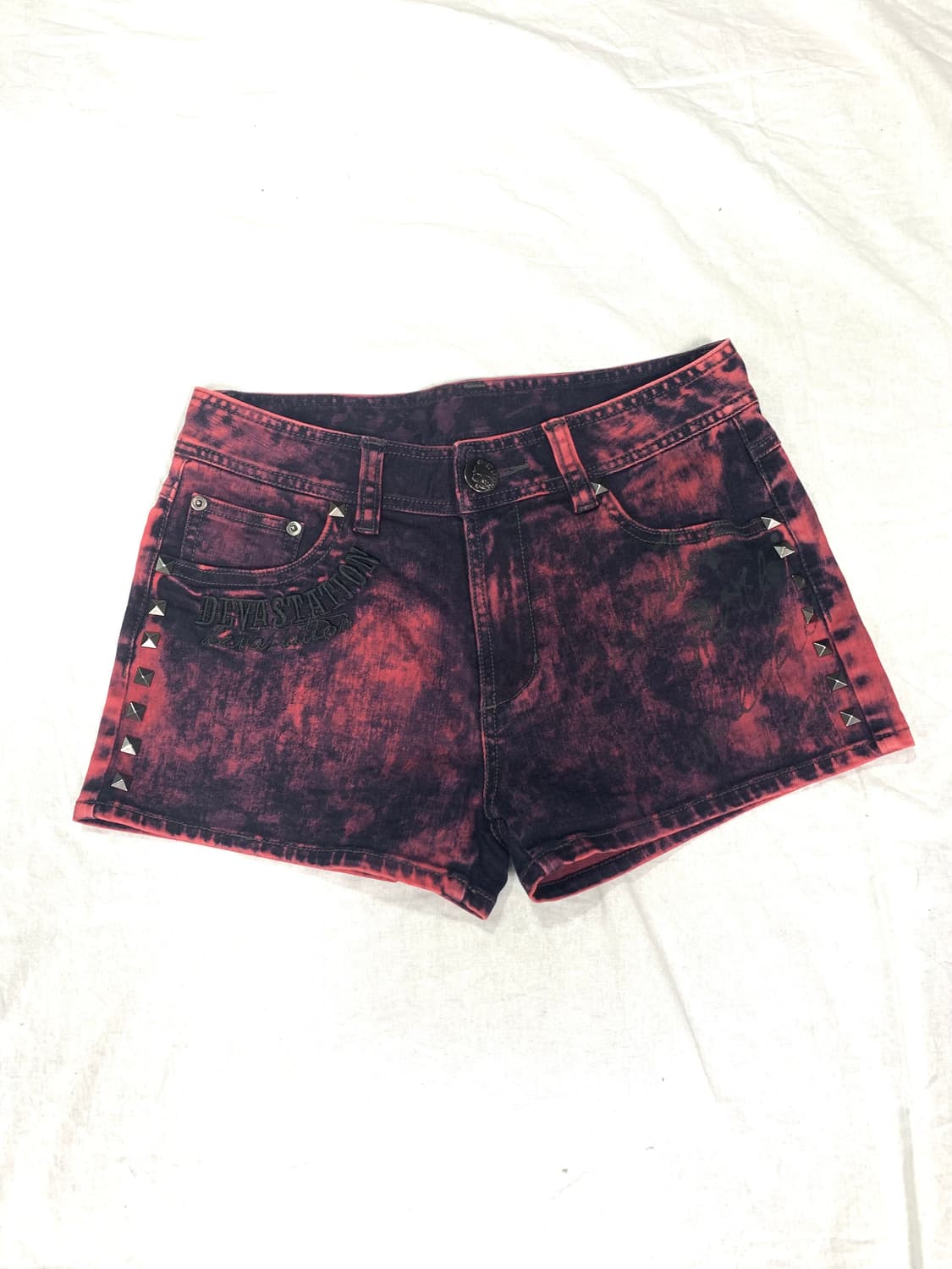 Ghost of Harlem red bleached cross patch 상품이미지3