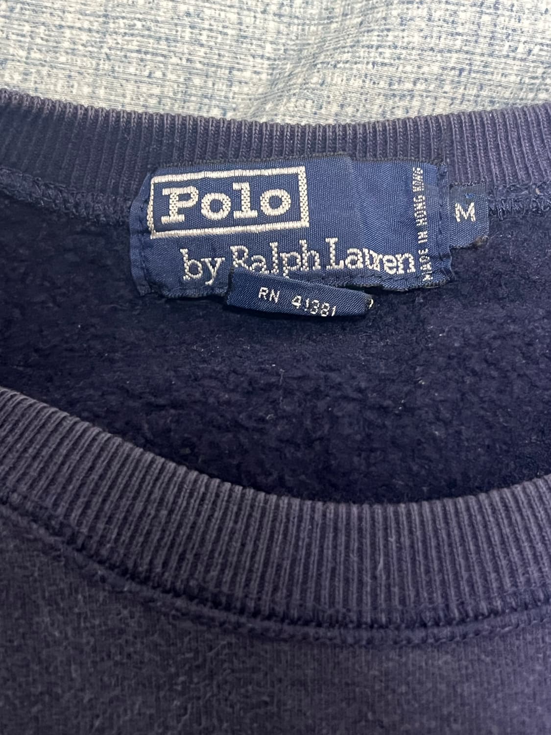 폴로 기모 맨투맨 M(XL) 상품이미지2