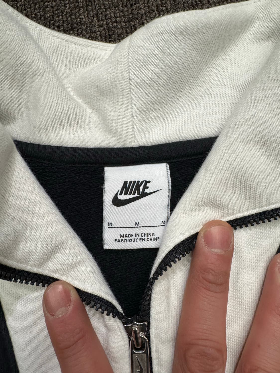L)나이키 빈티지 크롭 하프집업 스웻셔츠 상품이미지3