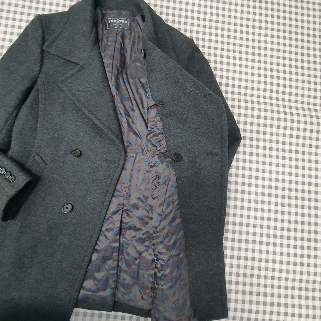 레노마 퀼팅 하프 코트 남자95 상품이미지5