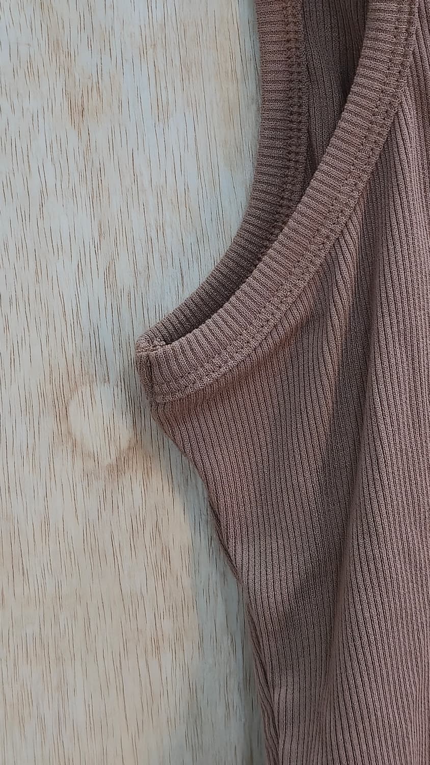 Lesmetins 슬리브리스 탑 베이지 탑  상품이미지10