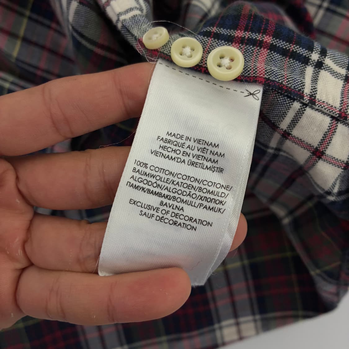 Polo  폴로 랄프로렌 자수 클래식핏 코튼 타탄 체크 셔츠 상품이미지5