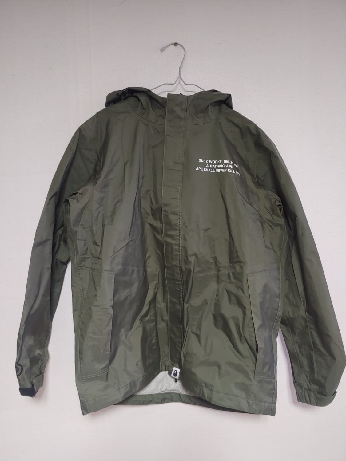 [L] 베이프 심실링 레인 샤크 자켓 상품이미지1