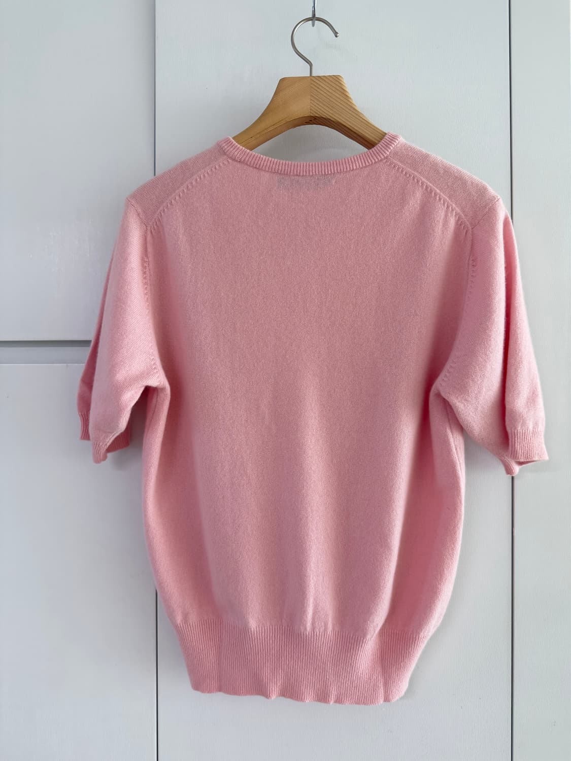 캐시미어100 가디건 반팔니트 세트 상품이미지4