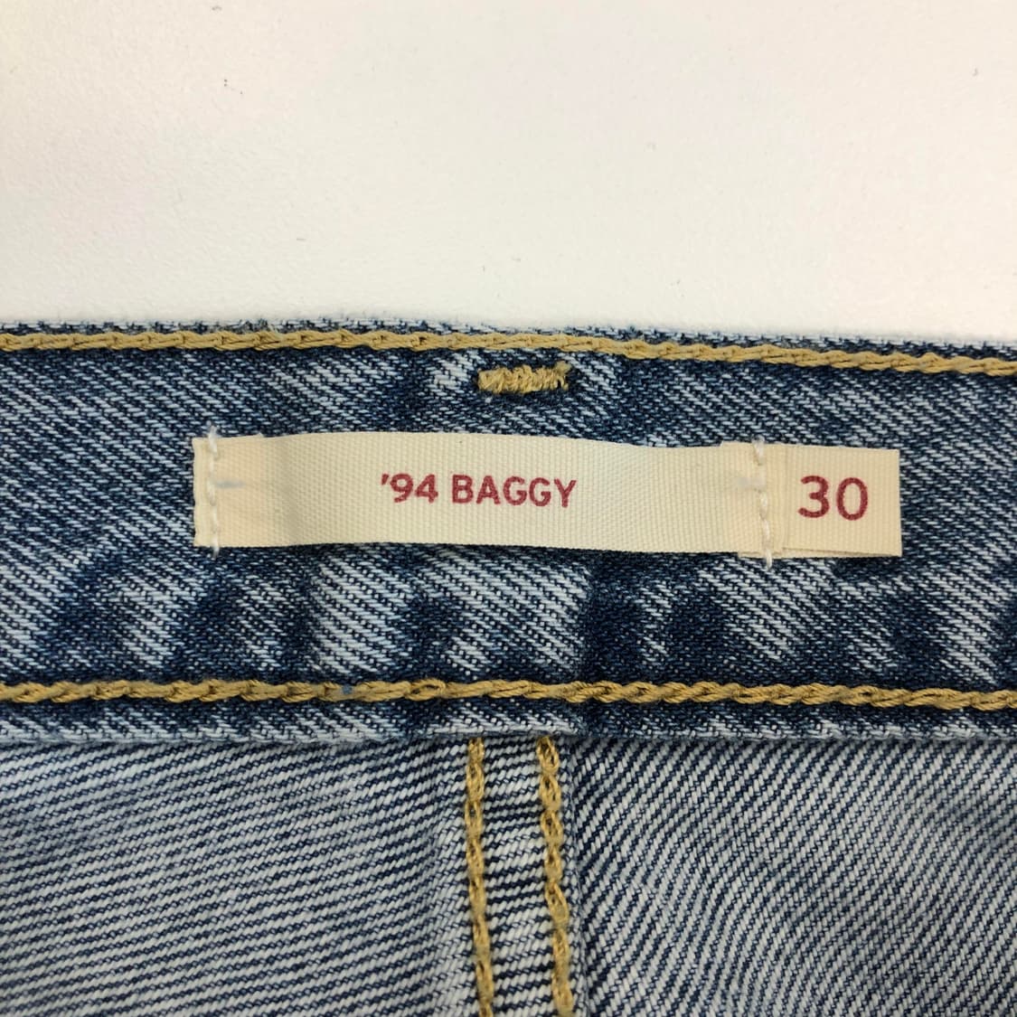 리바이스 94 BAGGY 와이드 데님진 30 인치 상품이미지4