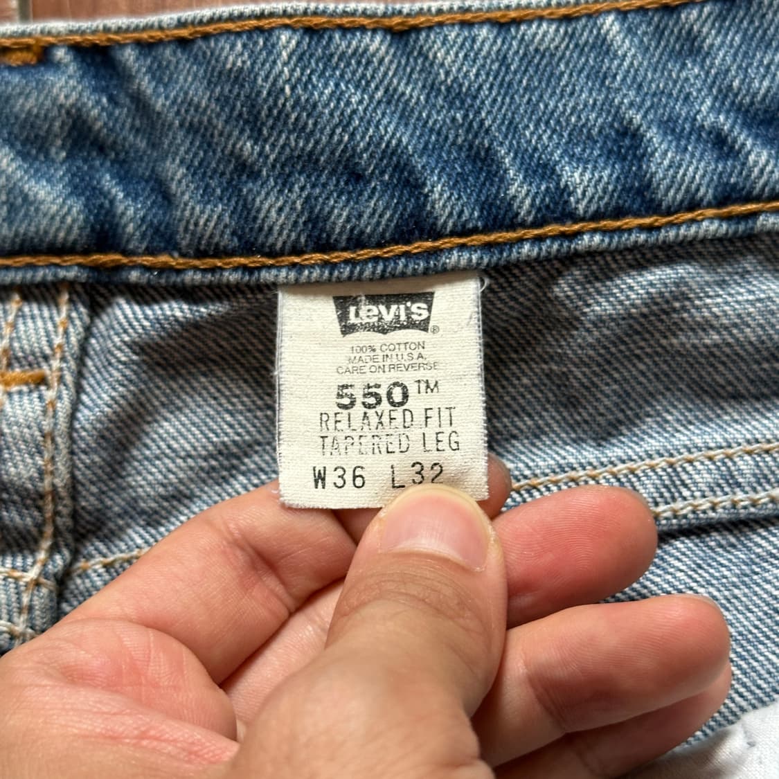 90‘s Levi’s 550 usa denim pants 상품이미지6