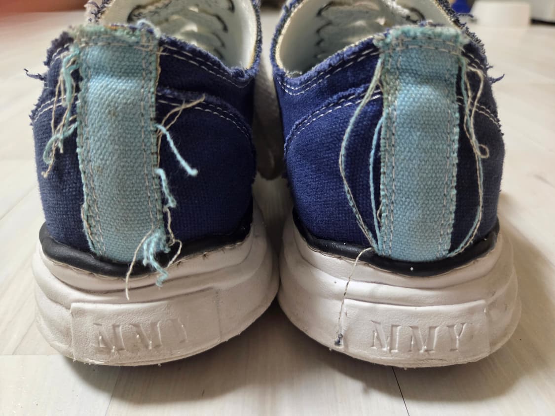 메종 미하라 야스히로 x 나이젤 카본 로우 컷 스니커즈 네이비 41 상품이미지5