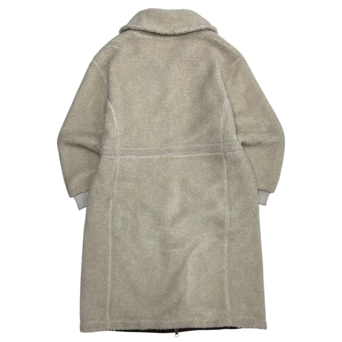 노스페이스 베이지 뽀글이 후드 롱 자켓 상품이미지5