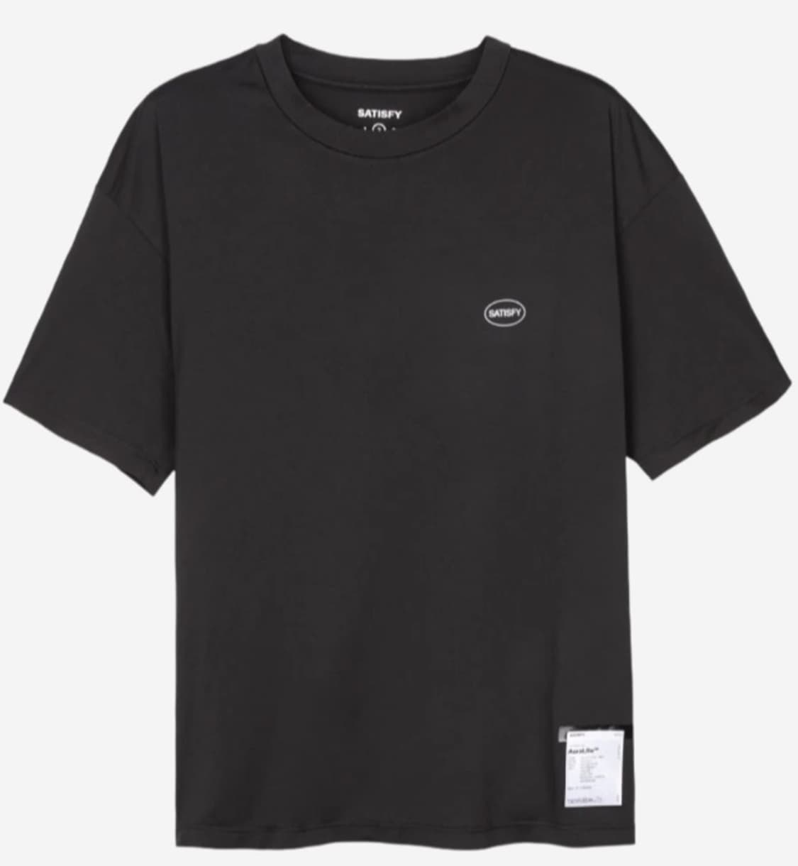Satisfy 새티스파이 아우라라이트 티셔츠 블랙  L 상품이미지1