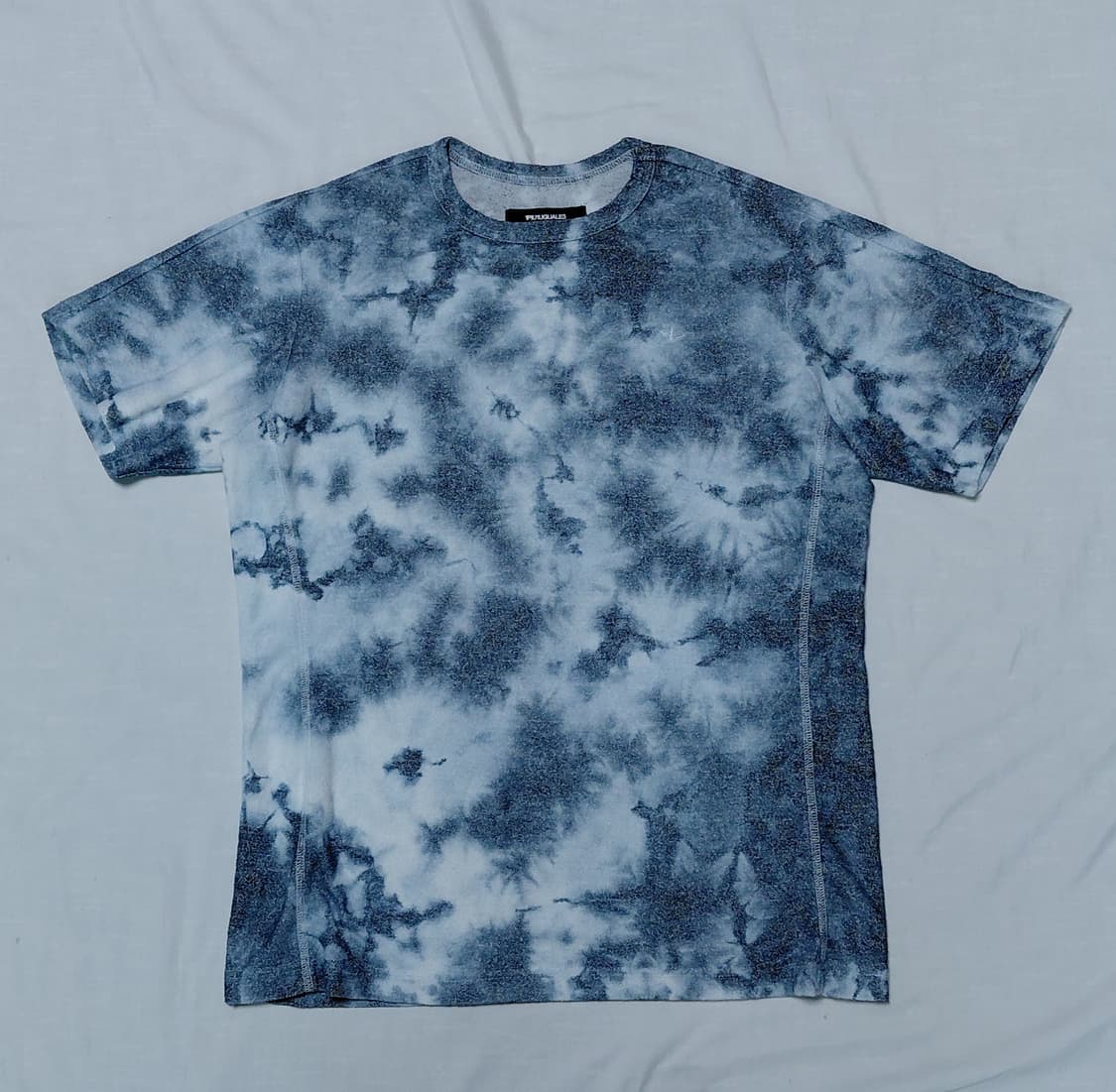 [M] 1PIU1UGUALE3 RELAX 타이다이 로고 자수 반팔 티셔츠 상품이미지1