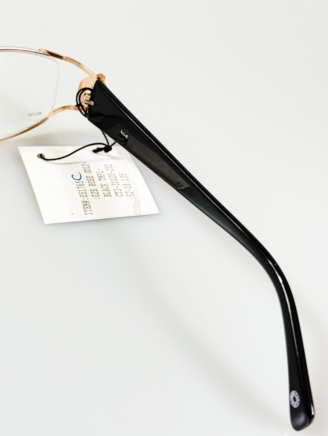 90s FUTIS 로즈골드 오벌 메탈 프레임 빈티지 안경 상품이미지6