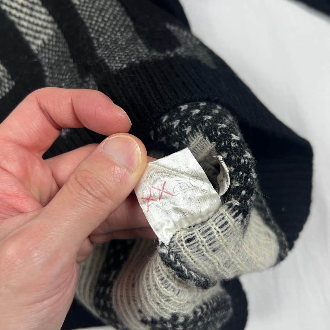 90’s 98년도 ficce jeans 웨키레이스 니트 상품이미지8