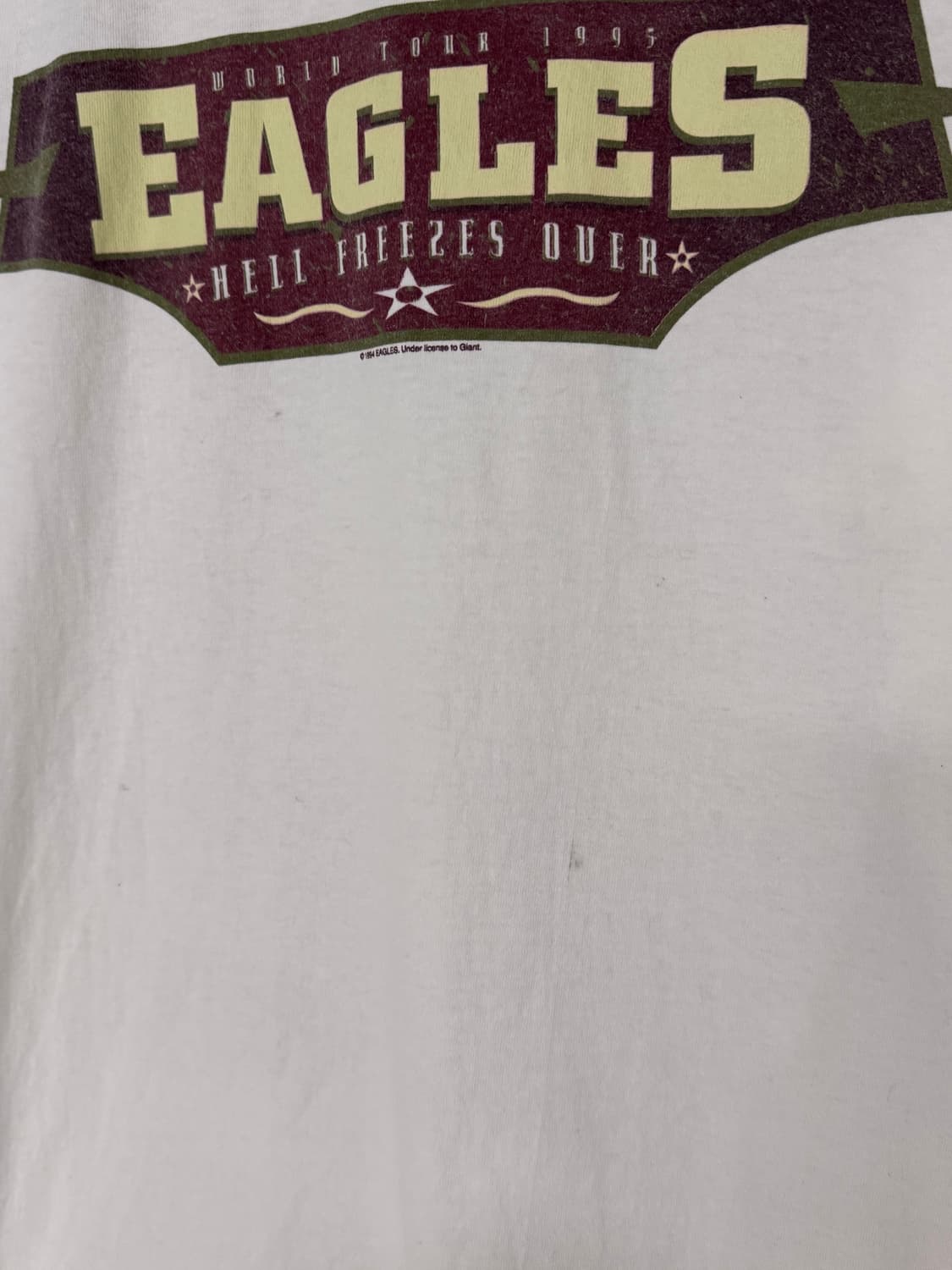90s Eagles Hell Freezes 이글스 투어 반팔티셔츠 상품이미지6