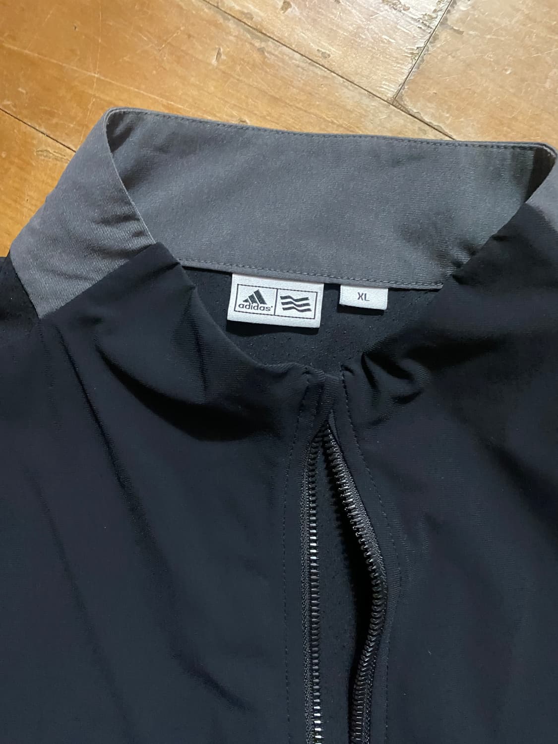 아디다스 블랙 바람막이 집업 XL 상품이미지3