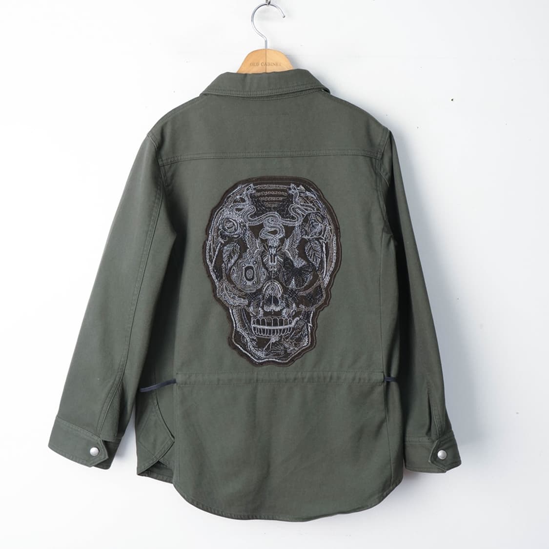 슬림55/쟈딕앤볼테르 스컬 자수 밀리터리 자켓 상품이미지2