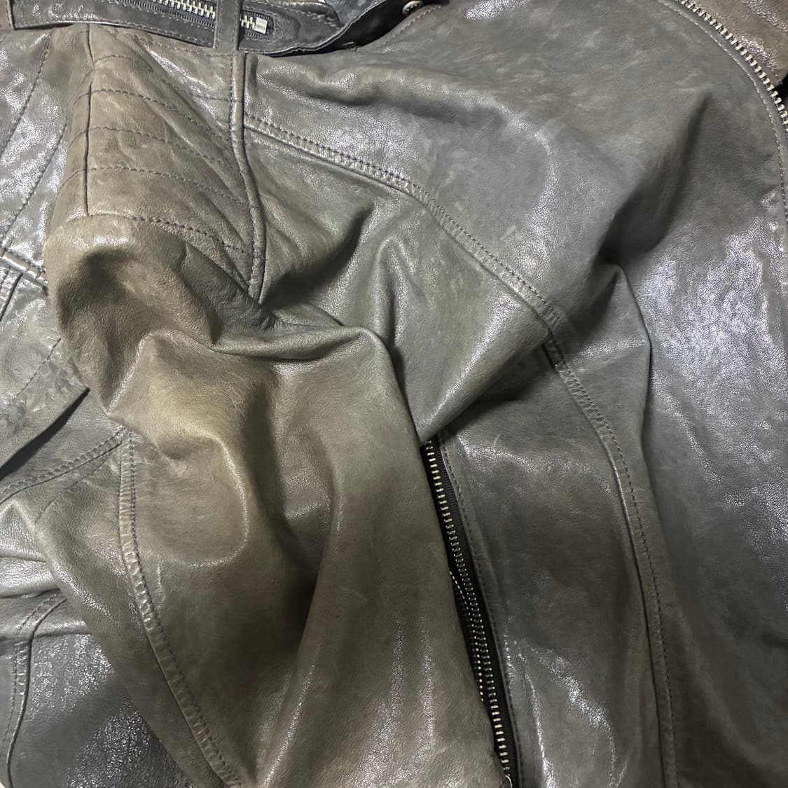 opium lamb skin leather jacket 상품이미지9