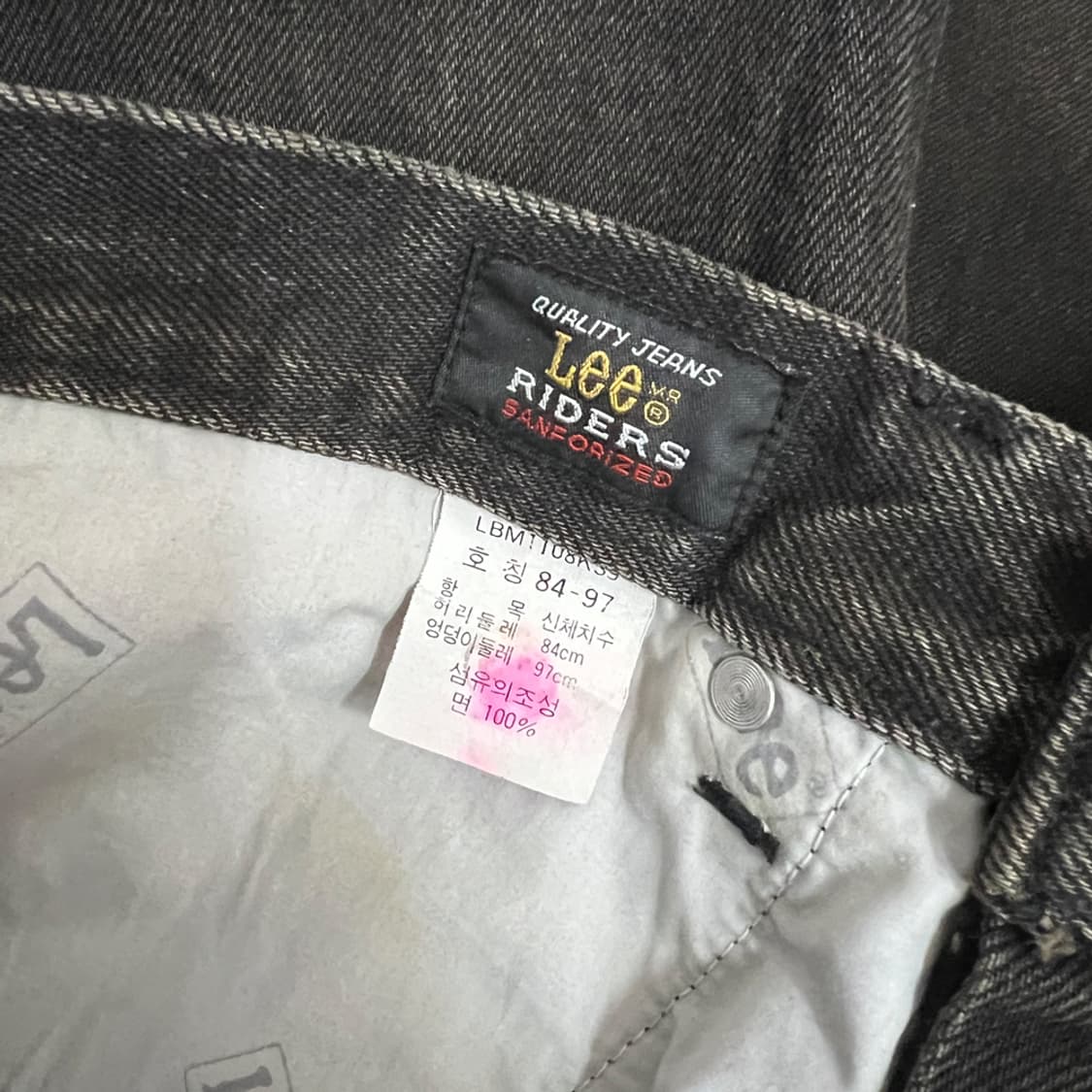 90s Lee Riders 리 라이더스 쌍방울 브라운 데님 팬츠 32 상품이미지5
