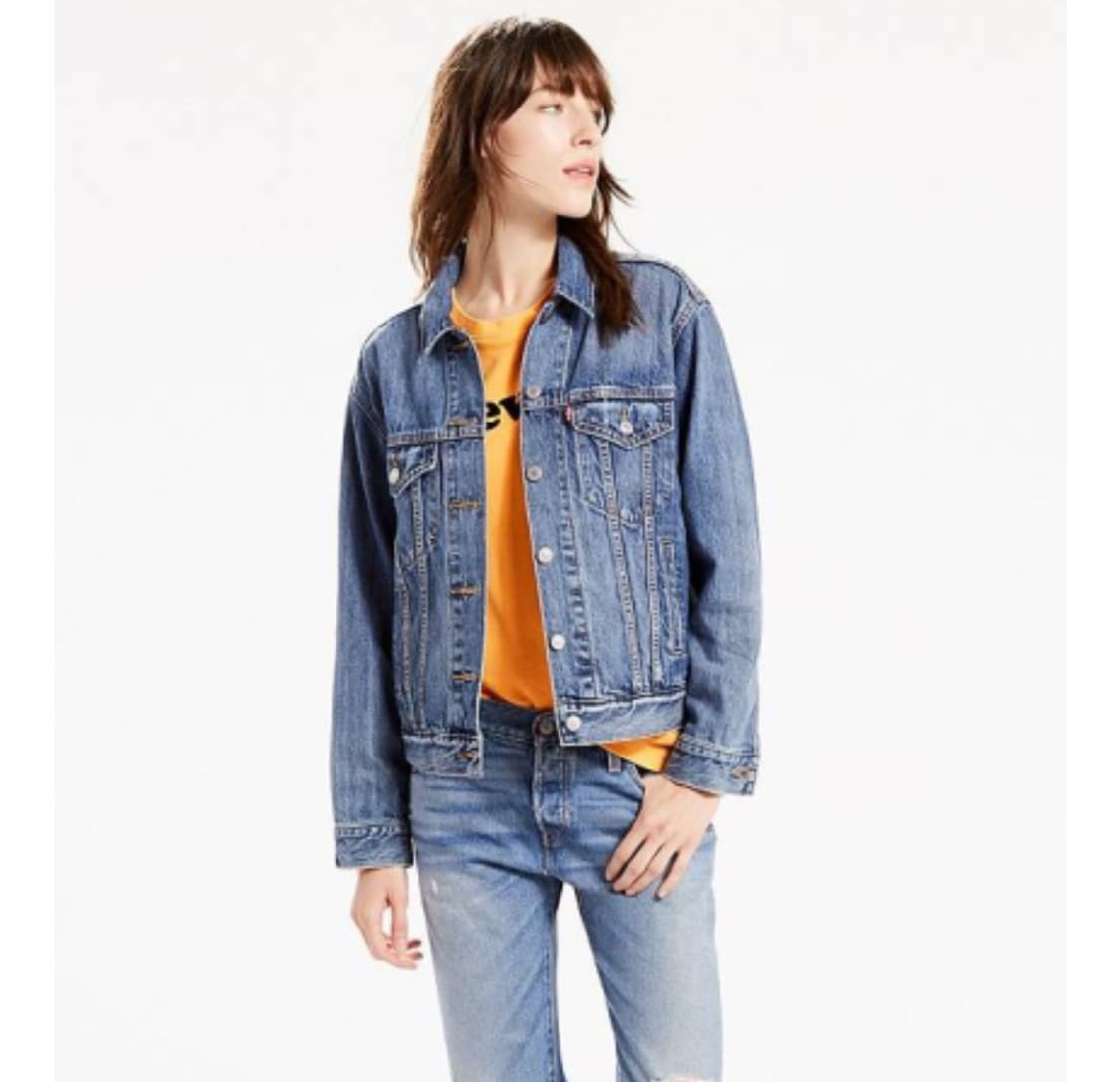 리바이스 EX-보이프렌드 트러커 데님자켓 (M) 상품이미지7