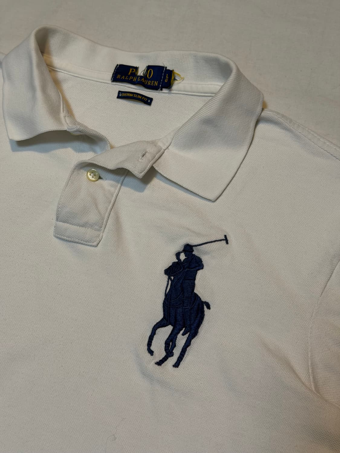 폴로 랄프로렌 빅포니 치프키프 신형 카라티 화이트 상품이미지2