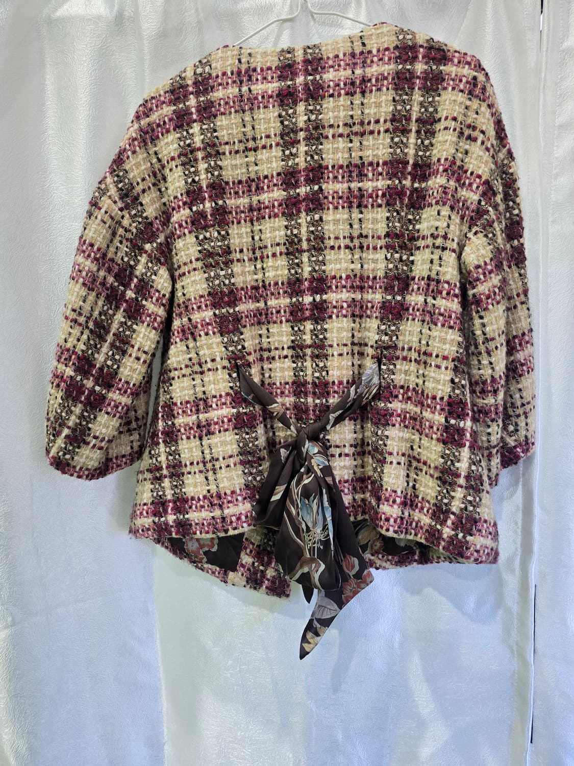 tANKUS 체크 트위드 자켓 M 상품이미지2