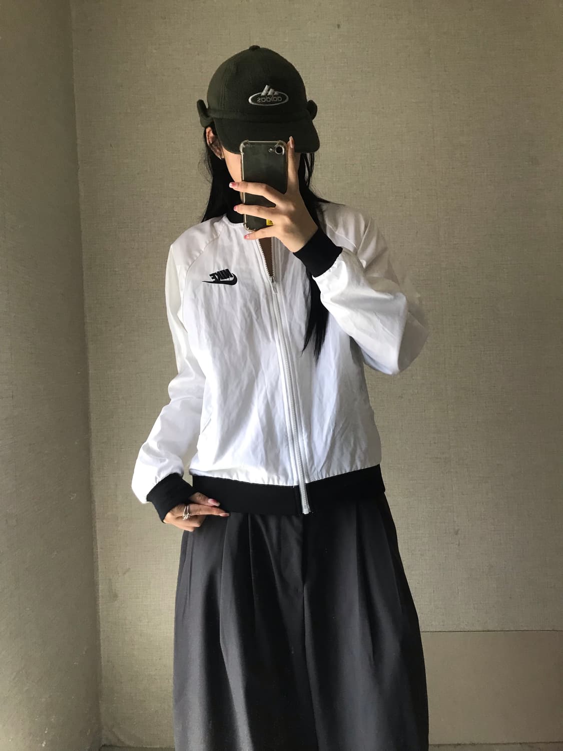 나이키 흰검 바람막이 자켓 상품이미지2