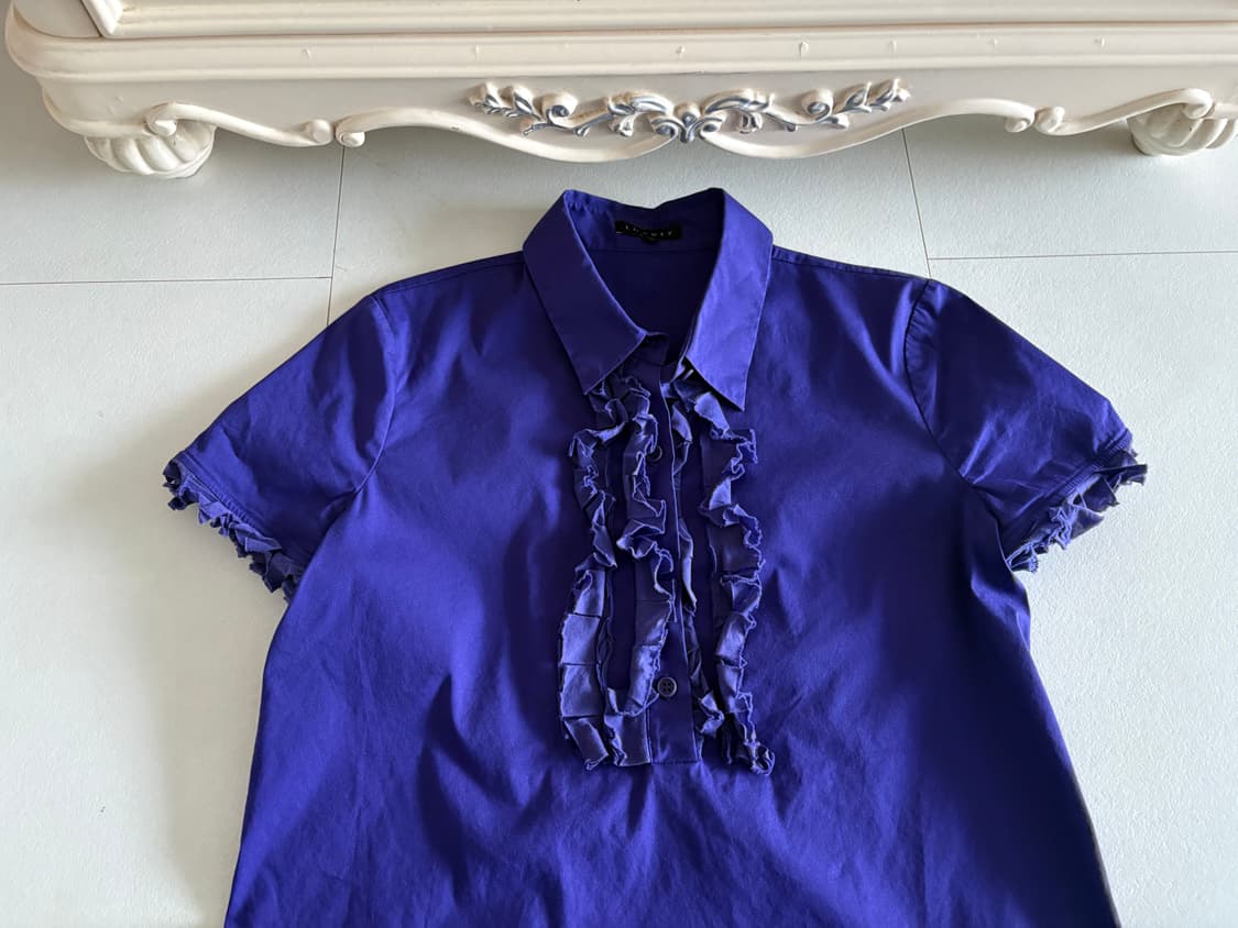 theory) ruffle front blouse 상품이미지7
