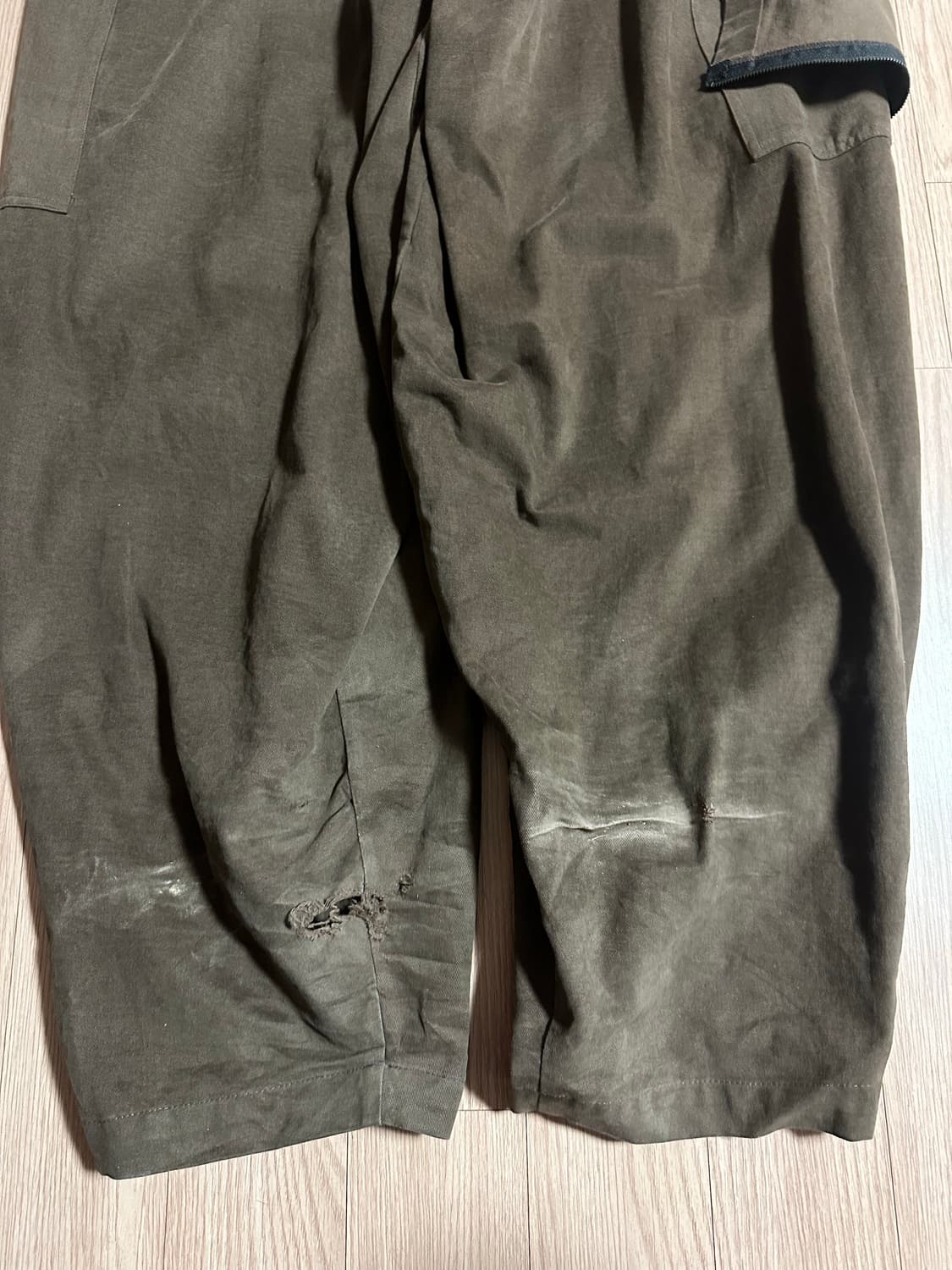 뉴치프시크 디피 오버랩 카고 팬츠 브라운 상품이미지3