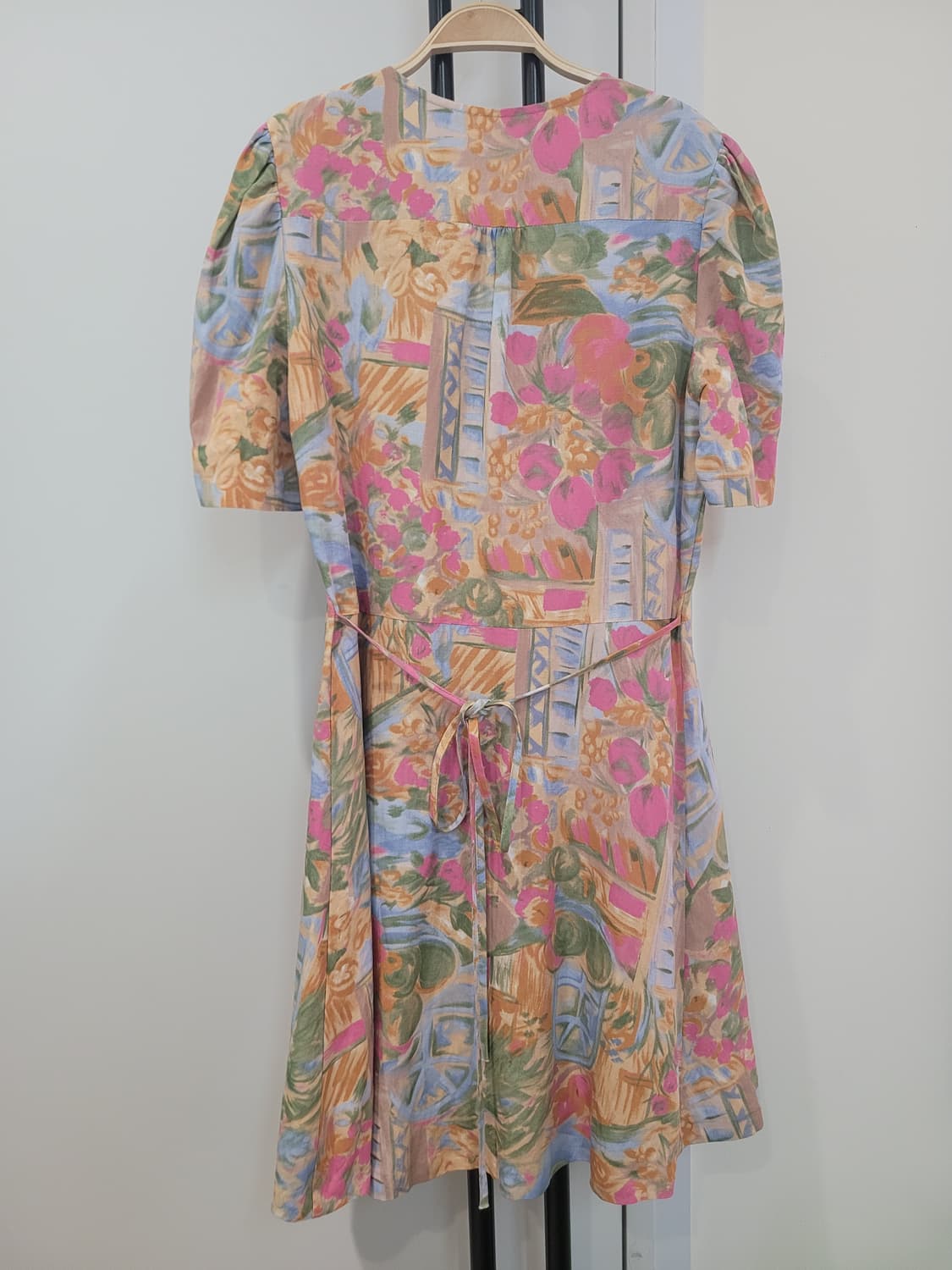 미드나잇서커스 플라워 패턴 린넨 원피스 55~66 상품이미지7