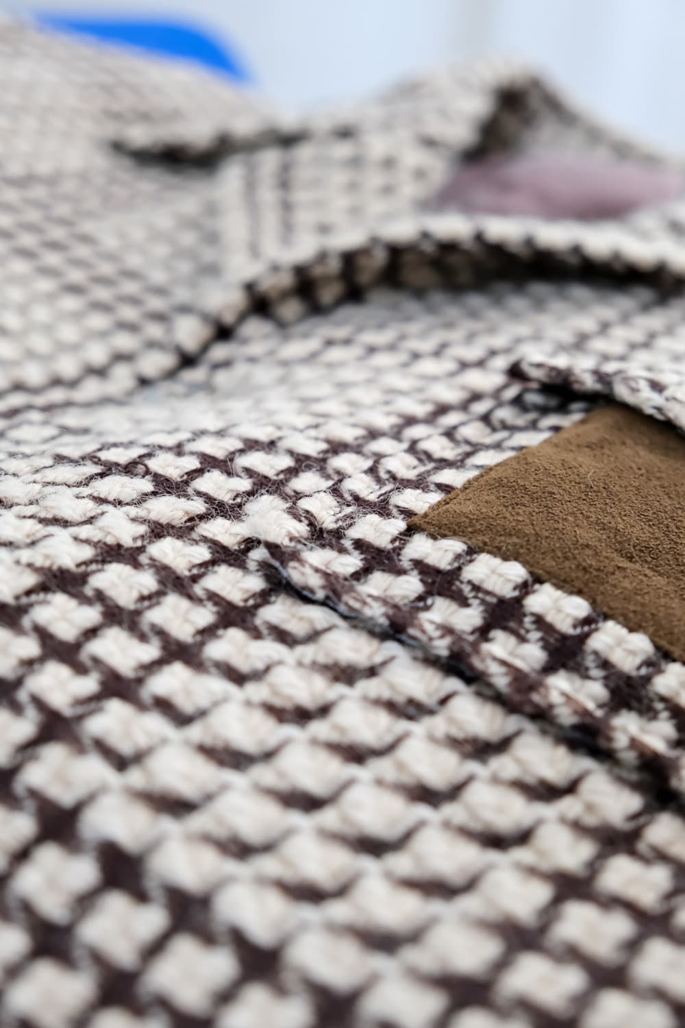 스퀘어 패턴 울 자켓 95  상품이미지10