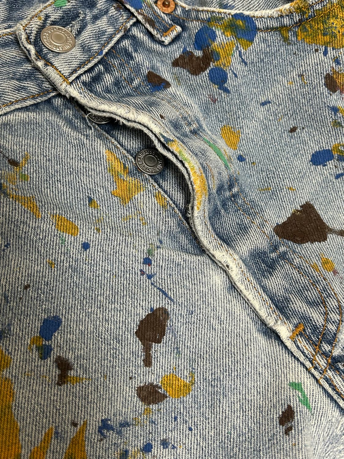 리바이스 90s 501xx 페인팅 데님팬츠 상품이미지3