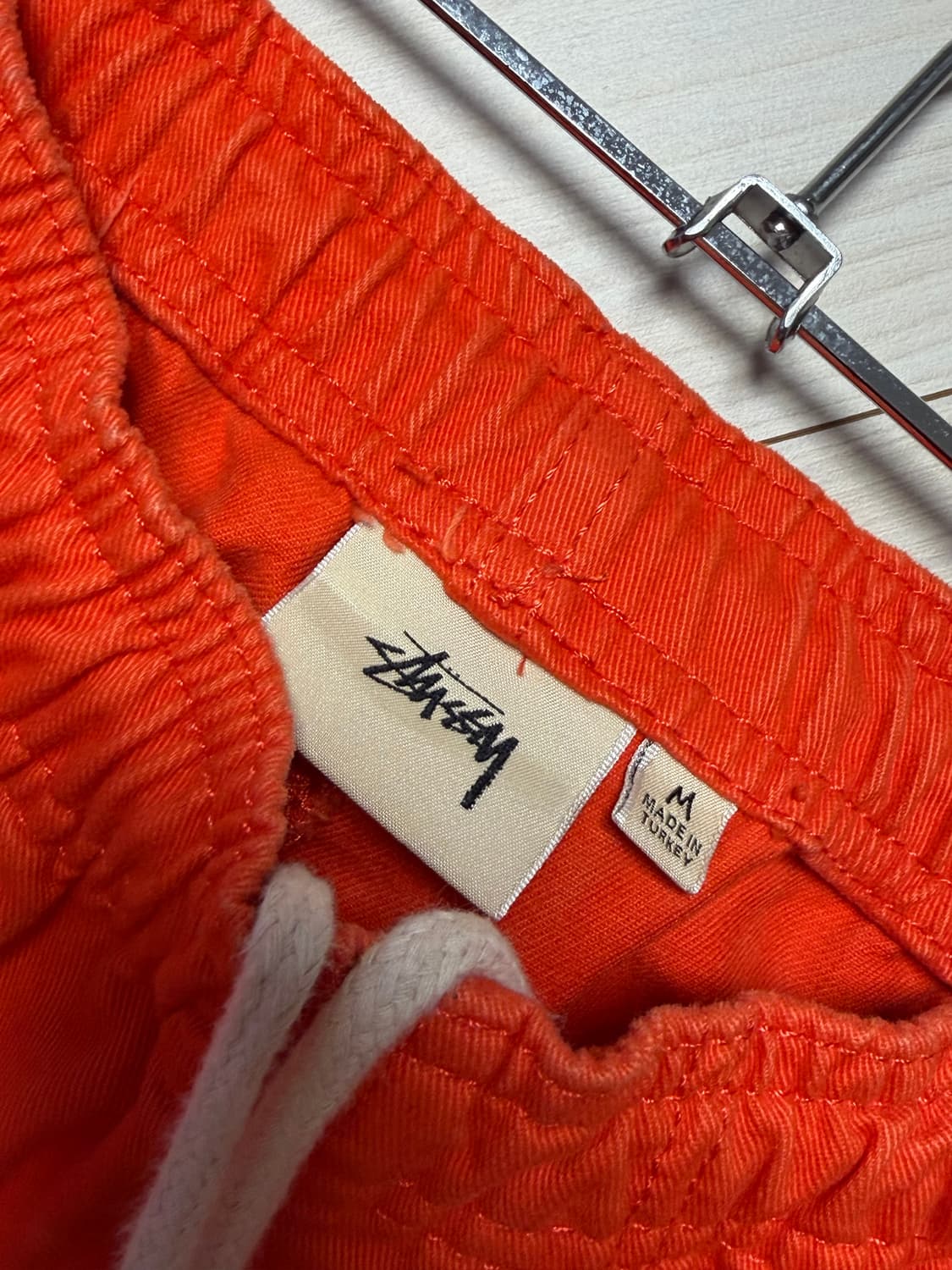 스투시 브러쉬드 팬츠 오렌지 상품이미지3