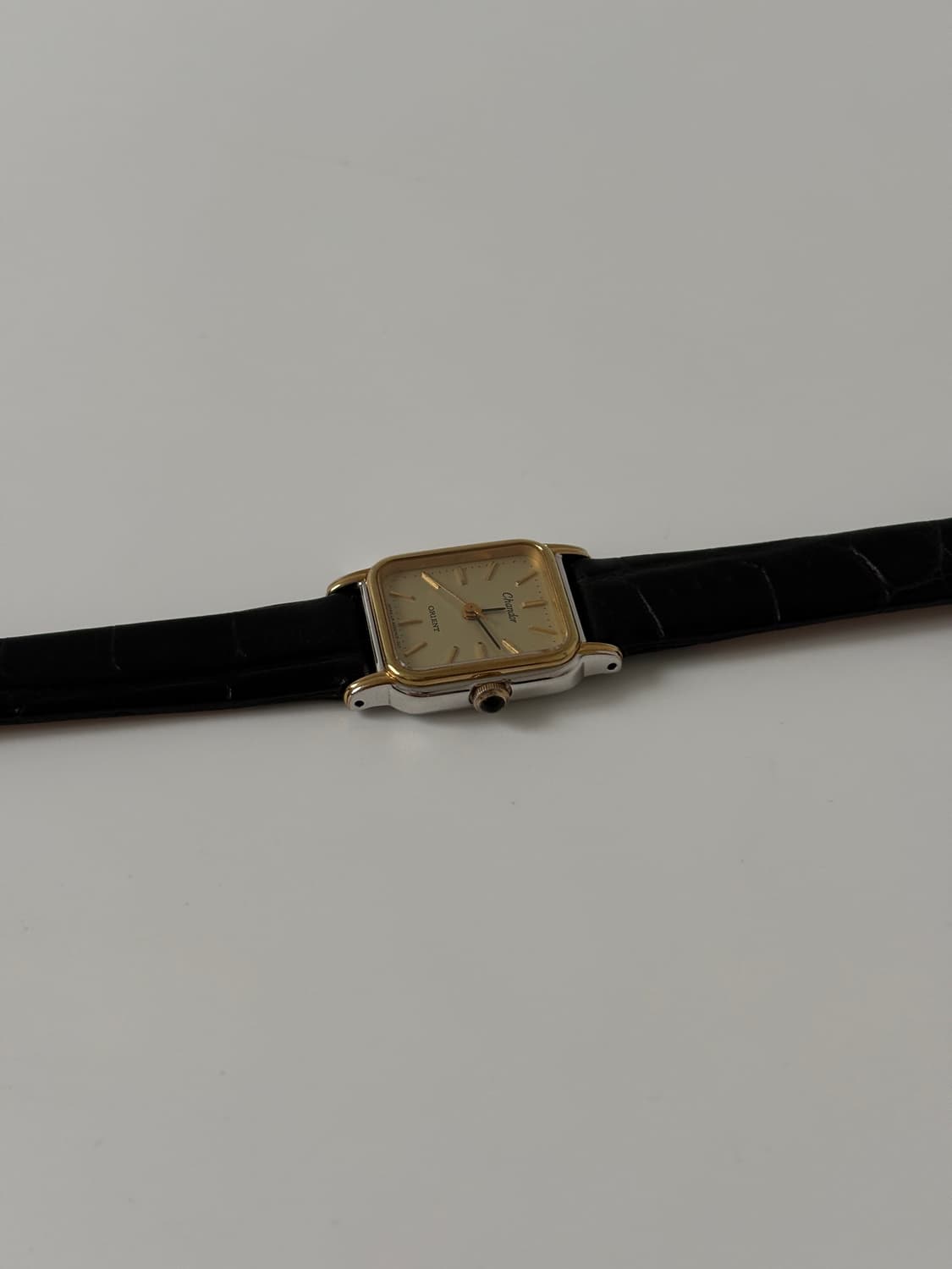 오리엔트 1980년대 빈티지시계 Chandor 탱크 쿼츠 여성 상품이미지5