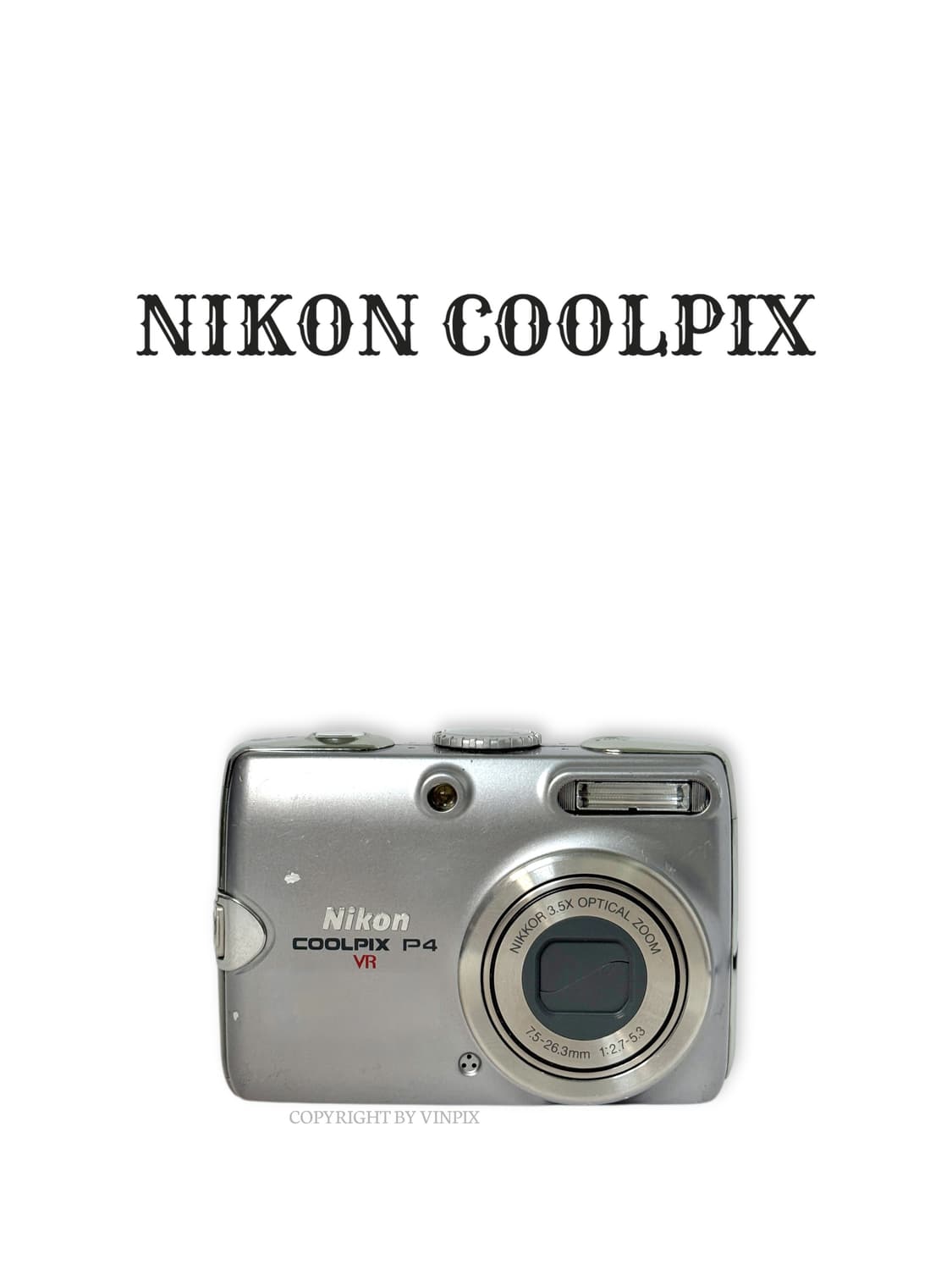 니콘 쿨픽스 P4(coolpix p4) 빈티지 디지털 카메라 디카 상품이미지1