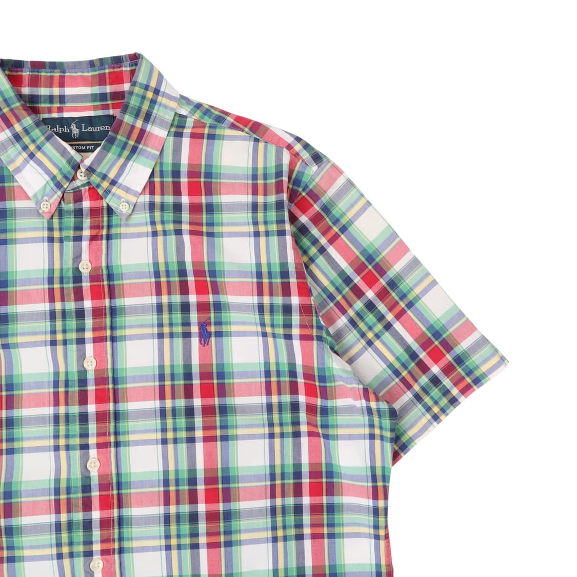 폴로 랄프로렌 체크 커스텀핏 하프 셔츠 상품이미지3
