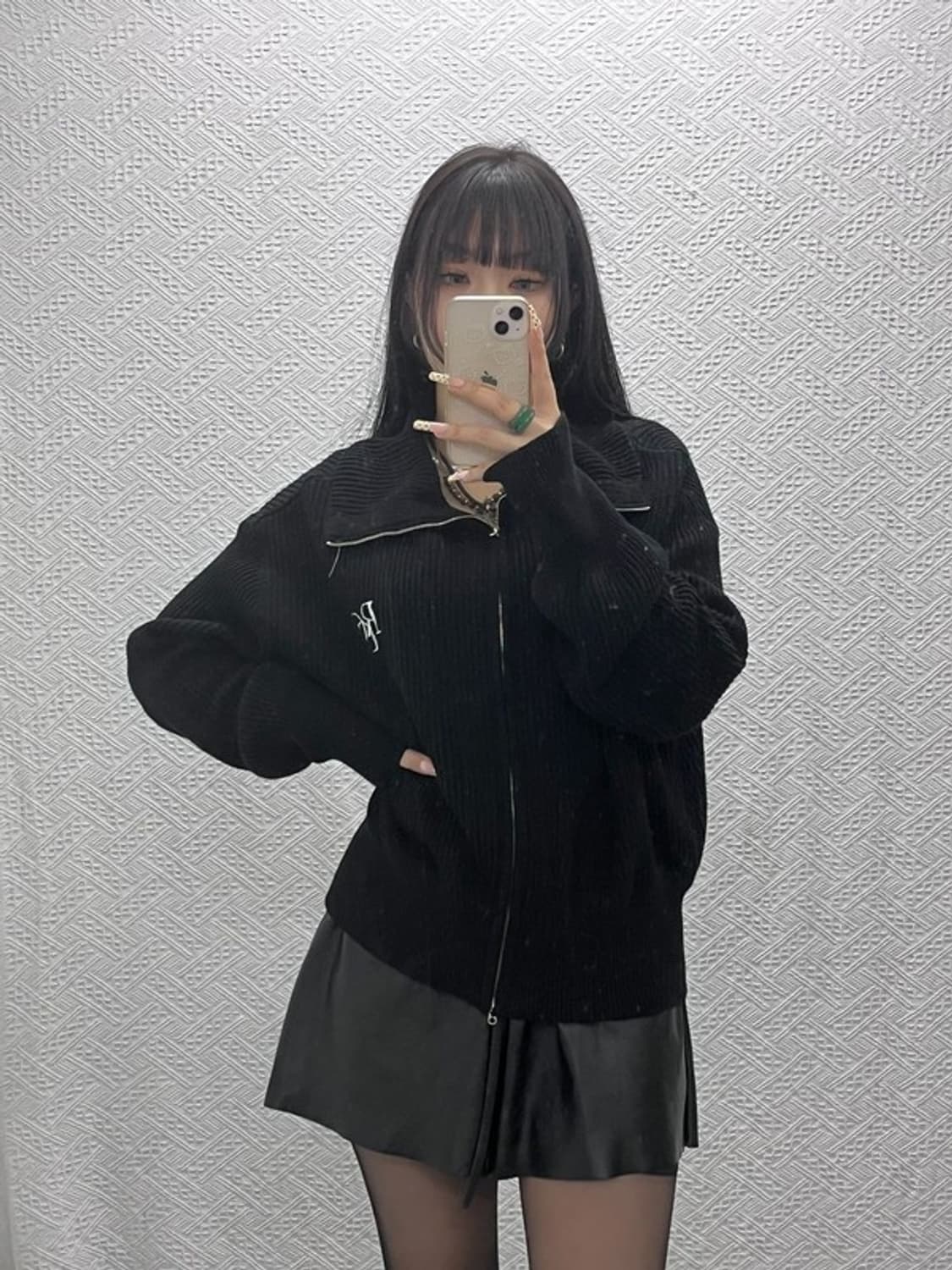 로씨로씨 여리 세일러카라 니트 집업 가디건 F C09878 상품이미지2