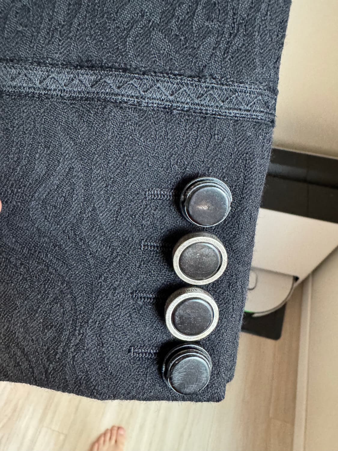 생로랑 페이즐리 문양 코트 54(105) 상품이미지3