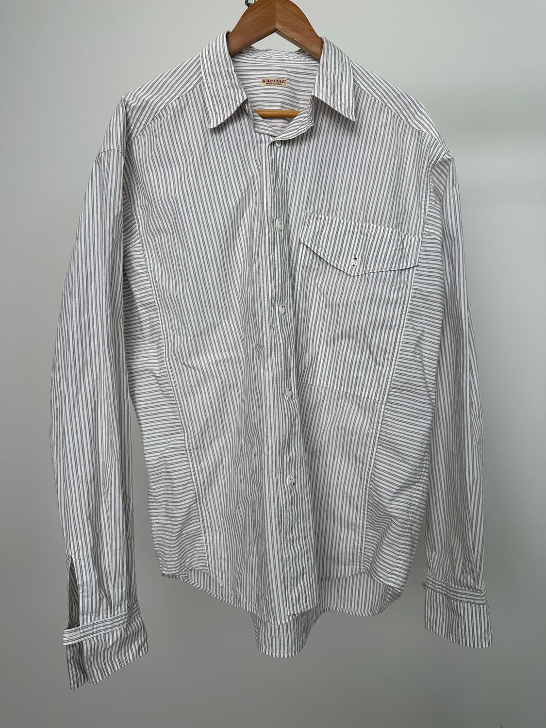 캐피탈 스트라이프 셔츠 4사이즈 상품이미지1