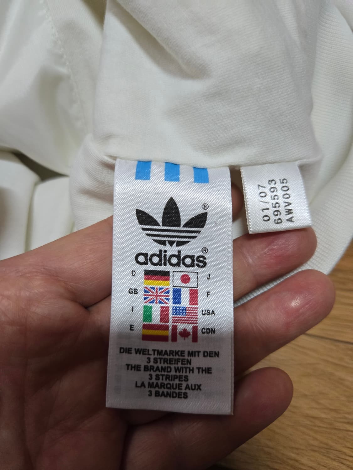 아디다스 여성 화이트 불꽃 희귀 바람막이 상품이미지8