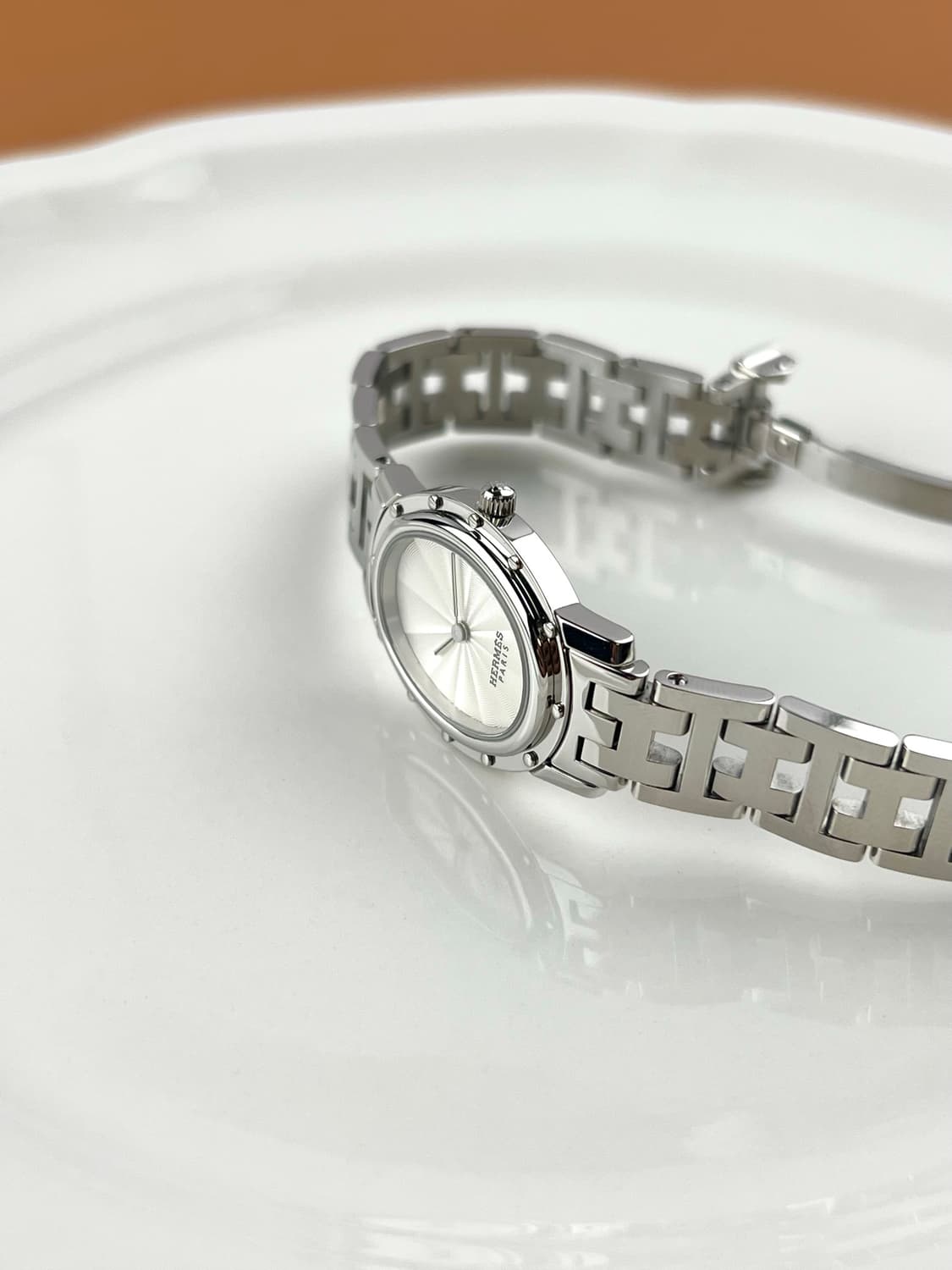 HERMES clipper oval steel watch 상품이미지2
