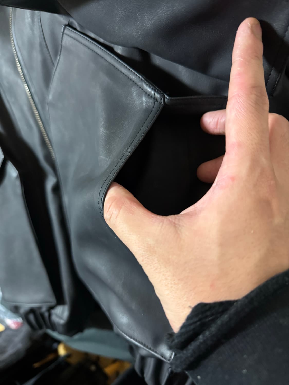 Full of ssun 풀오브썬 후드 레더 상품이미지8