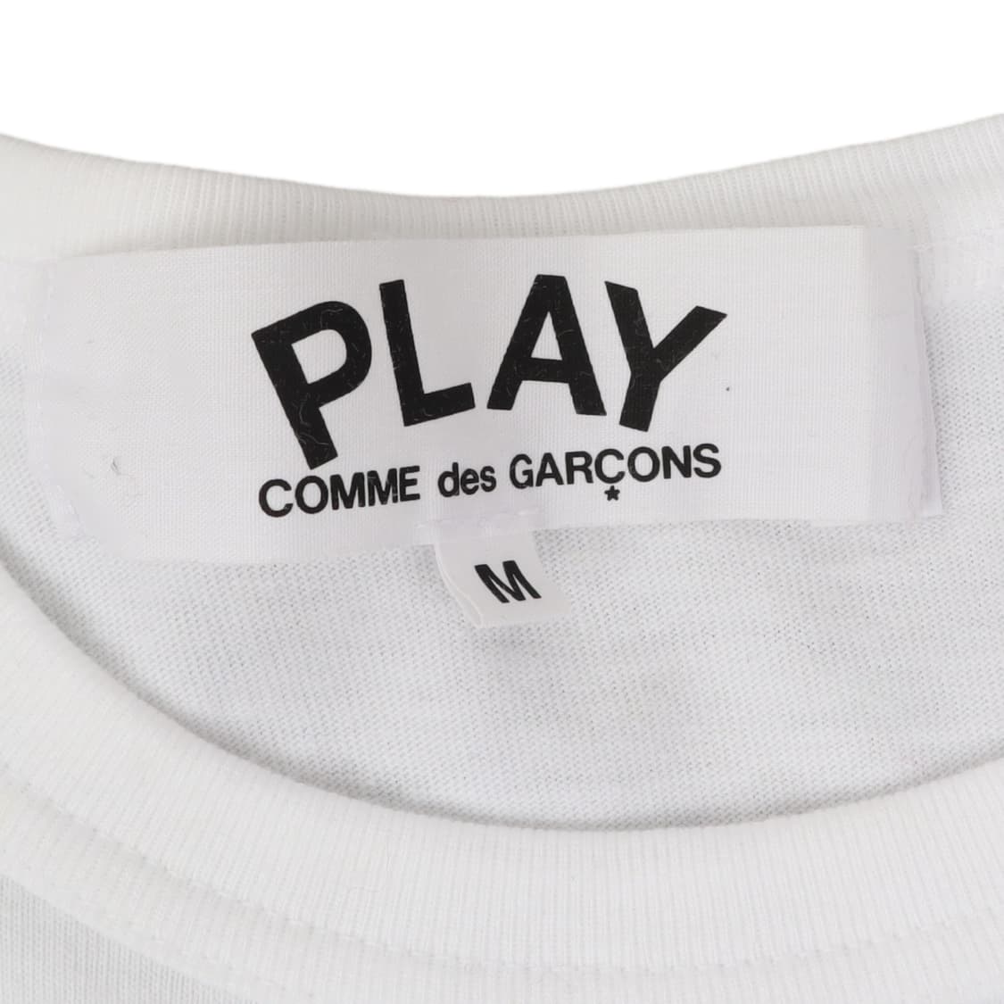 꼼데가르송 엠브로이드 화이트 롱슬리브 상품이미지8