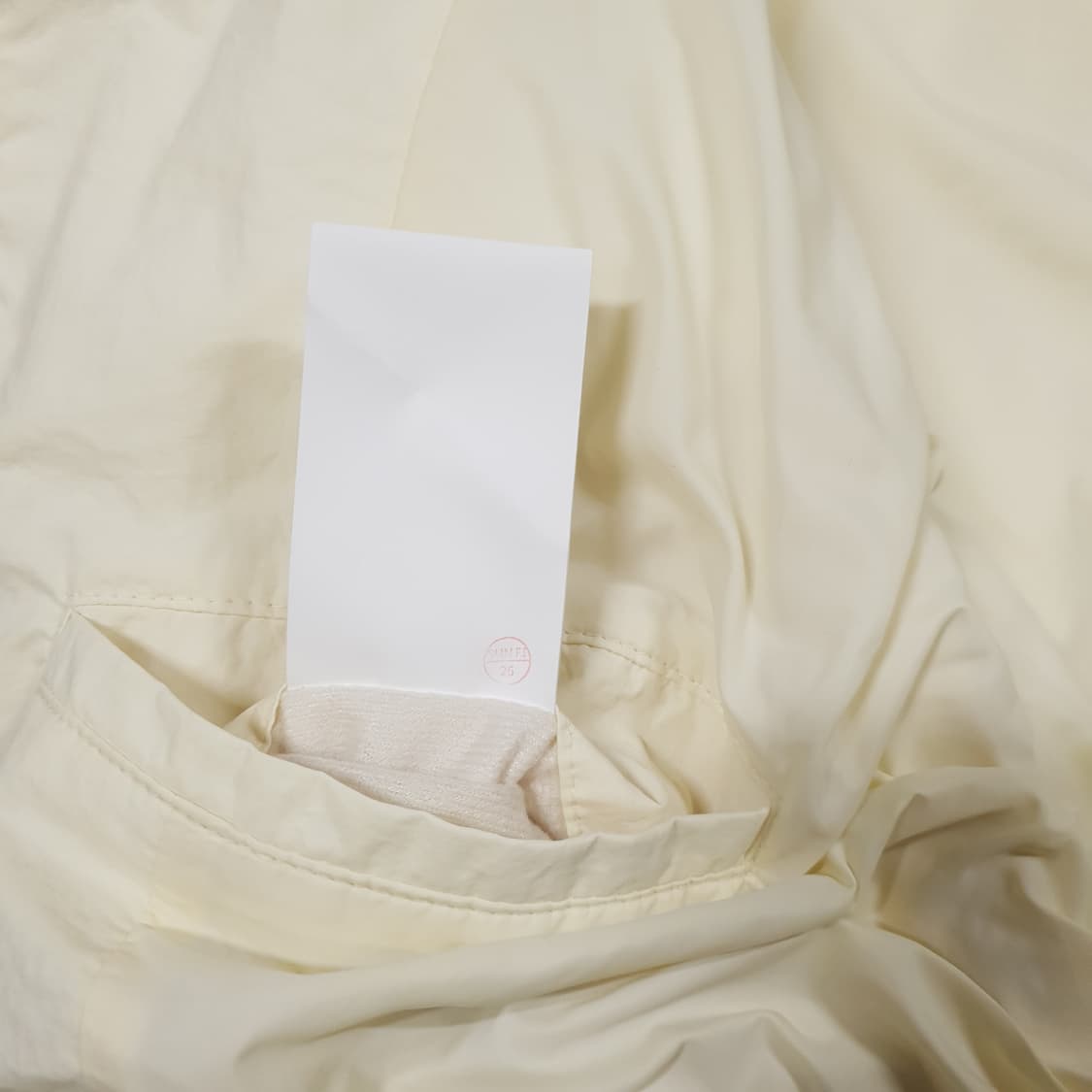 여성 S) 인사일런스 우먼 오버핏 구스다운 푸퍼 패딩 점퍼 크림 희귀 상품이미지9